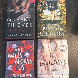 Set of Four Fiction Novels (hardcover)